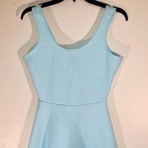Blue Peplum Dress
